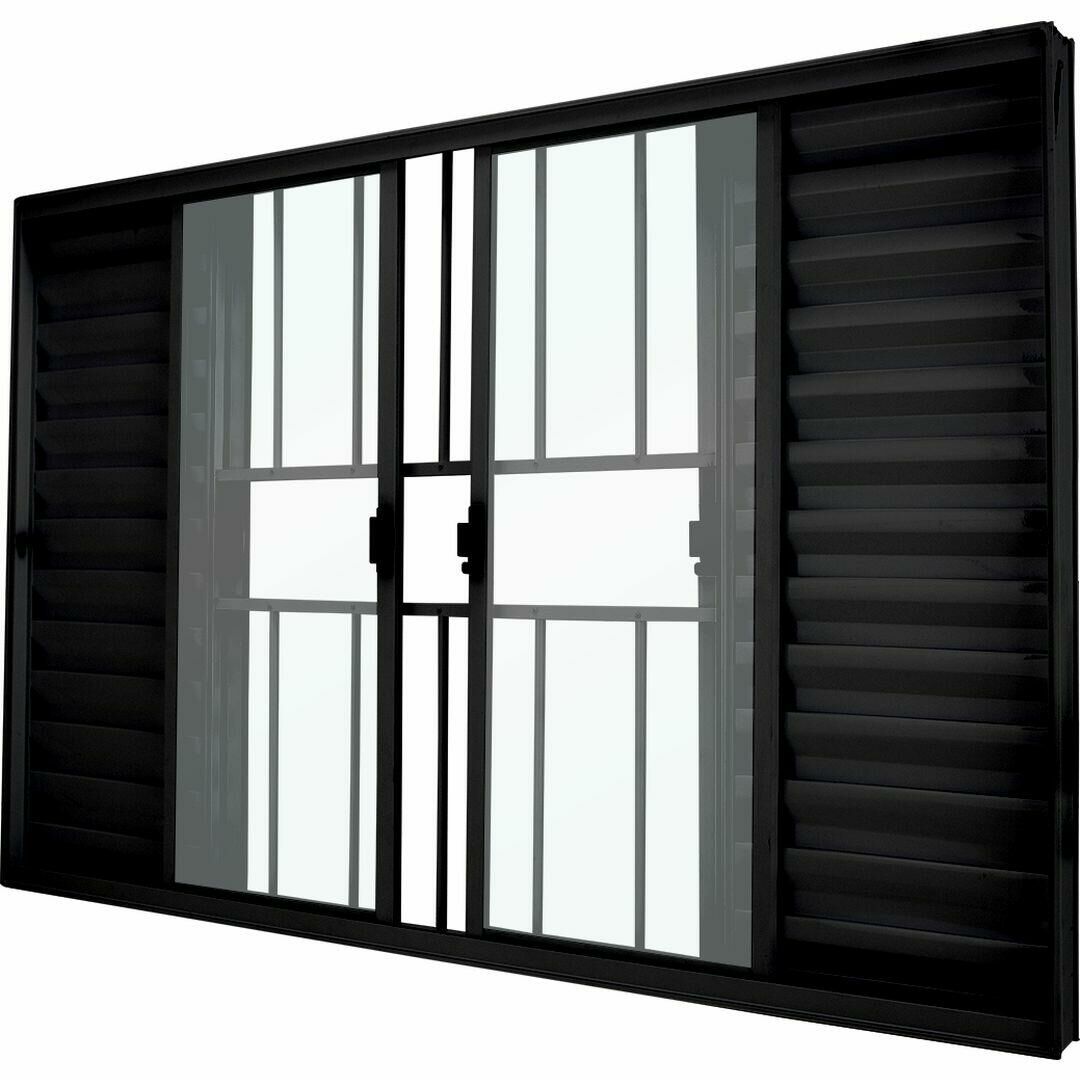 VENEZIANA 6 FOLHAS - 2 FOLHAS FIXAS - CRV Portas e Janelas